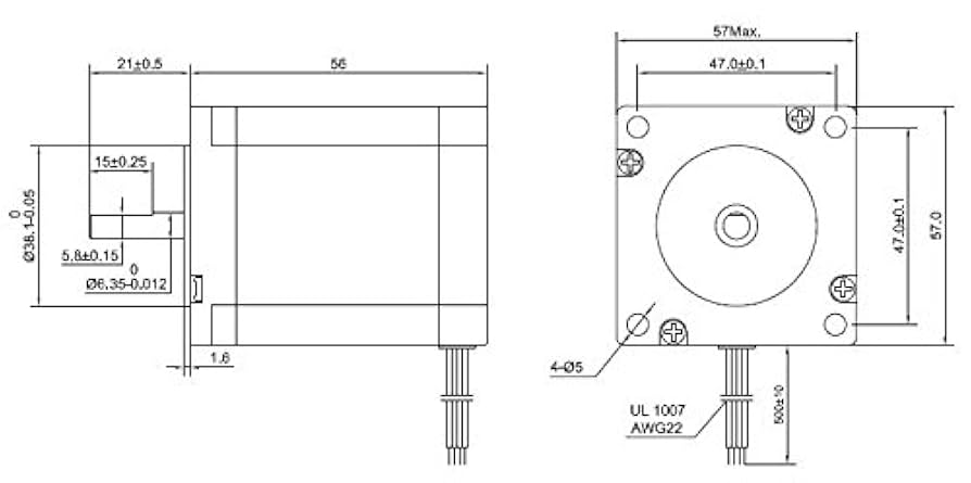 maa 23グレー Amazon.com: STEPPERONLINE Nema 23 CNC Stepper Motor 2.8A